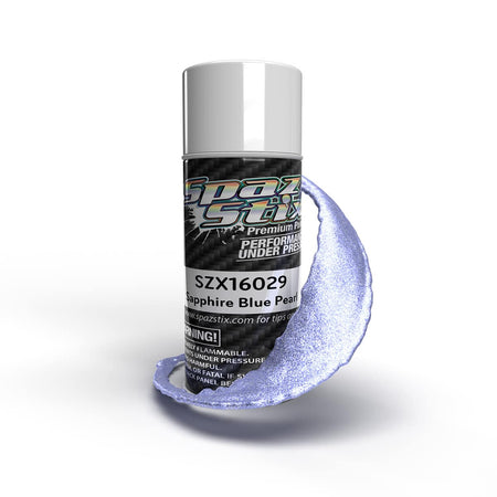 Spaz Stix Sapphire Blue Pearl Translucent Paint 3.5oz Can SZX16029 16029 image 0