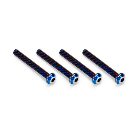 Jconcepts 3x24mm Top Hat Titanium Screw Burnt Blue 4pc JCO51441 51441 image 0