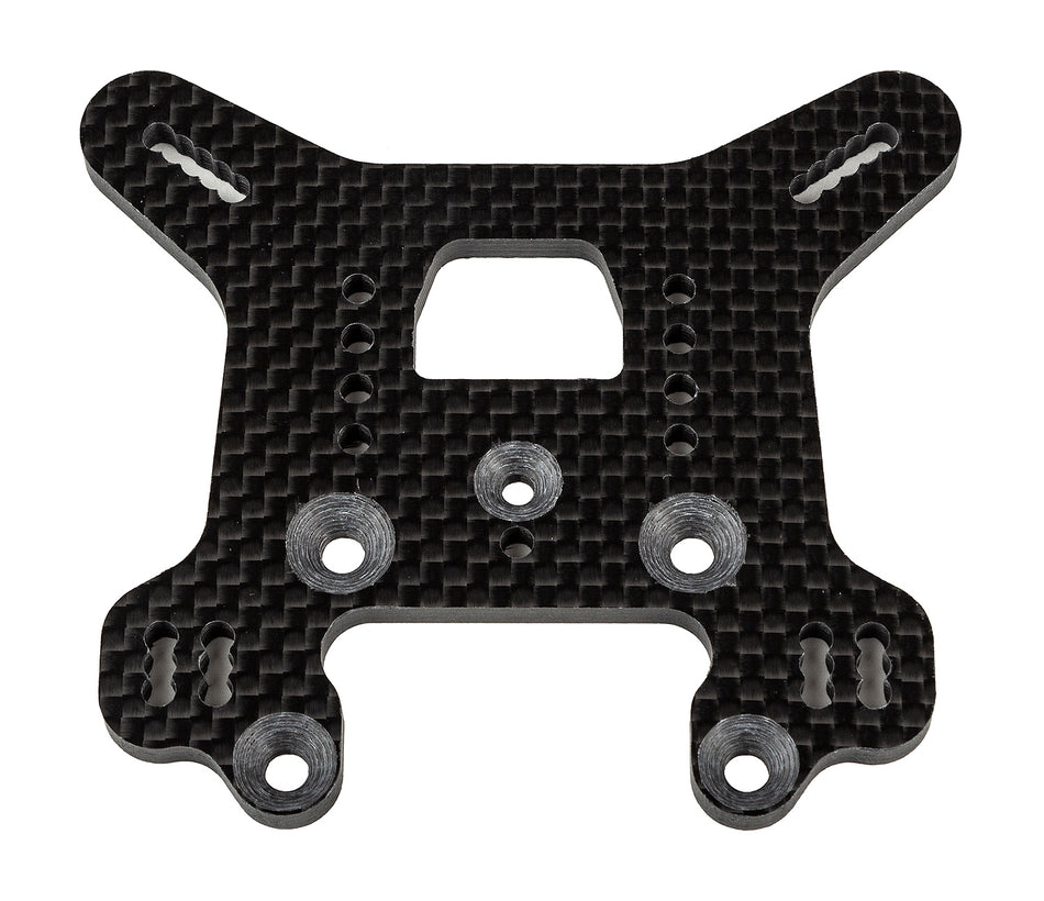 Associated FT Rear Shock Tower Carbon Fiber 36.5 RC8B4.1 &amp; RC8B4.1e 81635 image 0