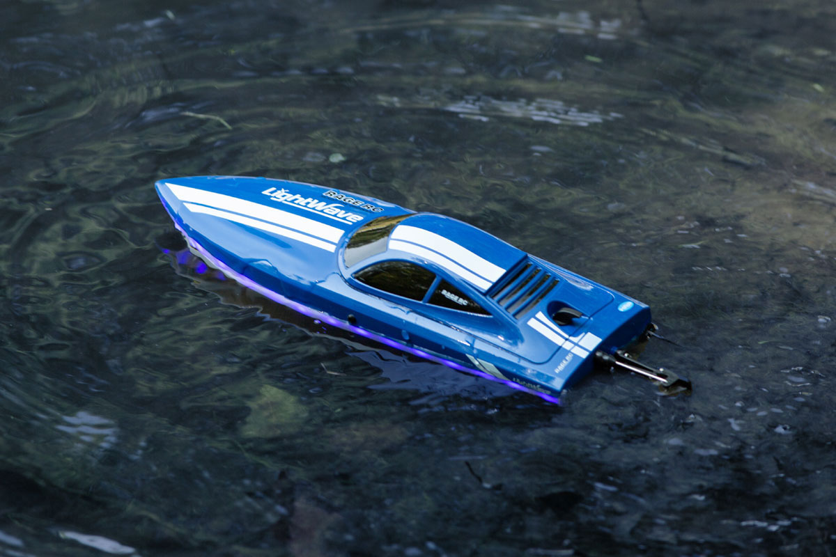 Rage RC LightWave Electric Micro Boat Blue RTR (Ready To Run) B1132 image 1