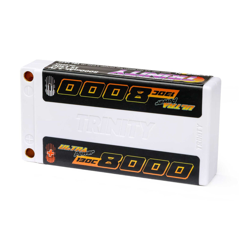 Trinity 8000mah 3.7V 1S 130C Ultra Power LiPo Battery w/5mm Bullets TRI-1027 image 0