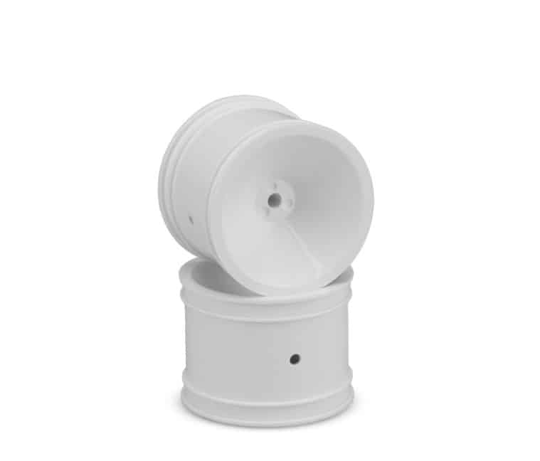 Jconcepts Mono 1.7" RC10 Rear Wheel (2) White 3438W image 0