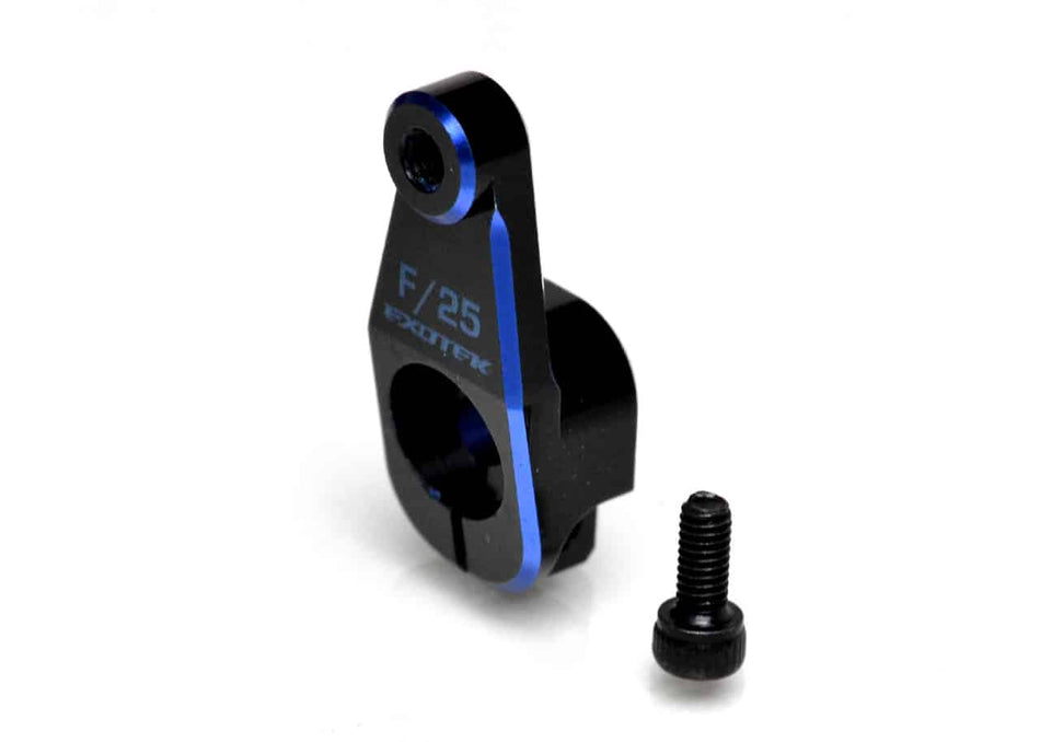 Exotek AE HD Anodized Servo Horn Aluminum Black Futaba-Savox 25t Spline 1948 image 0