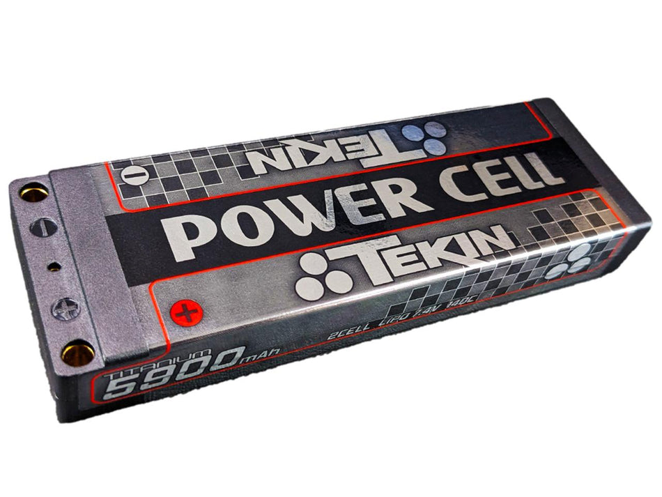 Tekin Titanium POWER CELL 5900mAh 2s 140C ULCG LiPo Stick Battery TT1657 image 0
