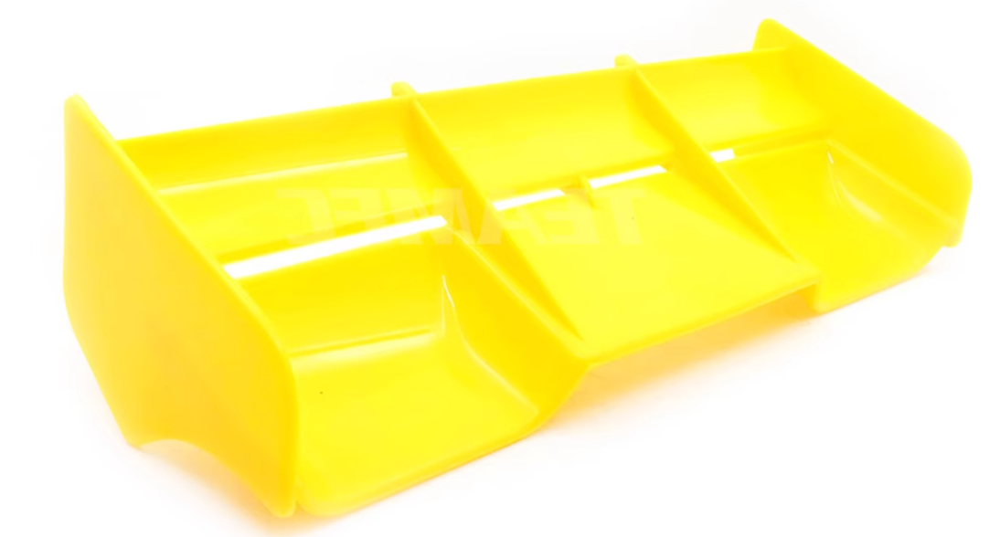 Rear Wing for RC 1/8 Buggy or 1/8 Truggy Yellow image 0