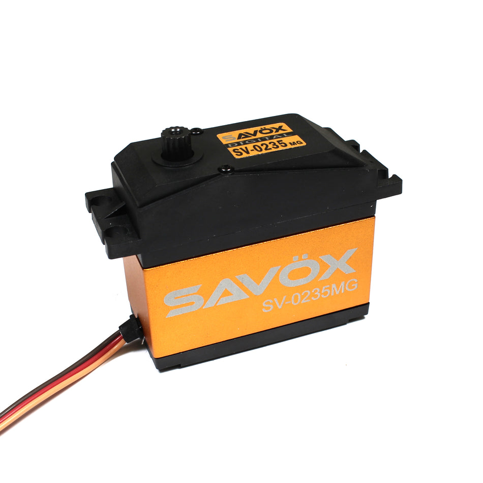 Savox High Voltage Super Speed 1/5 Scale Servo w./Soft Start SV-0235MGP image 0