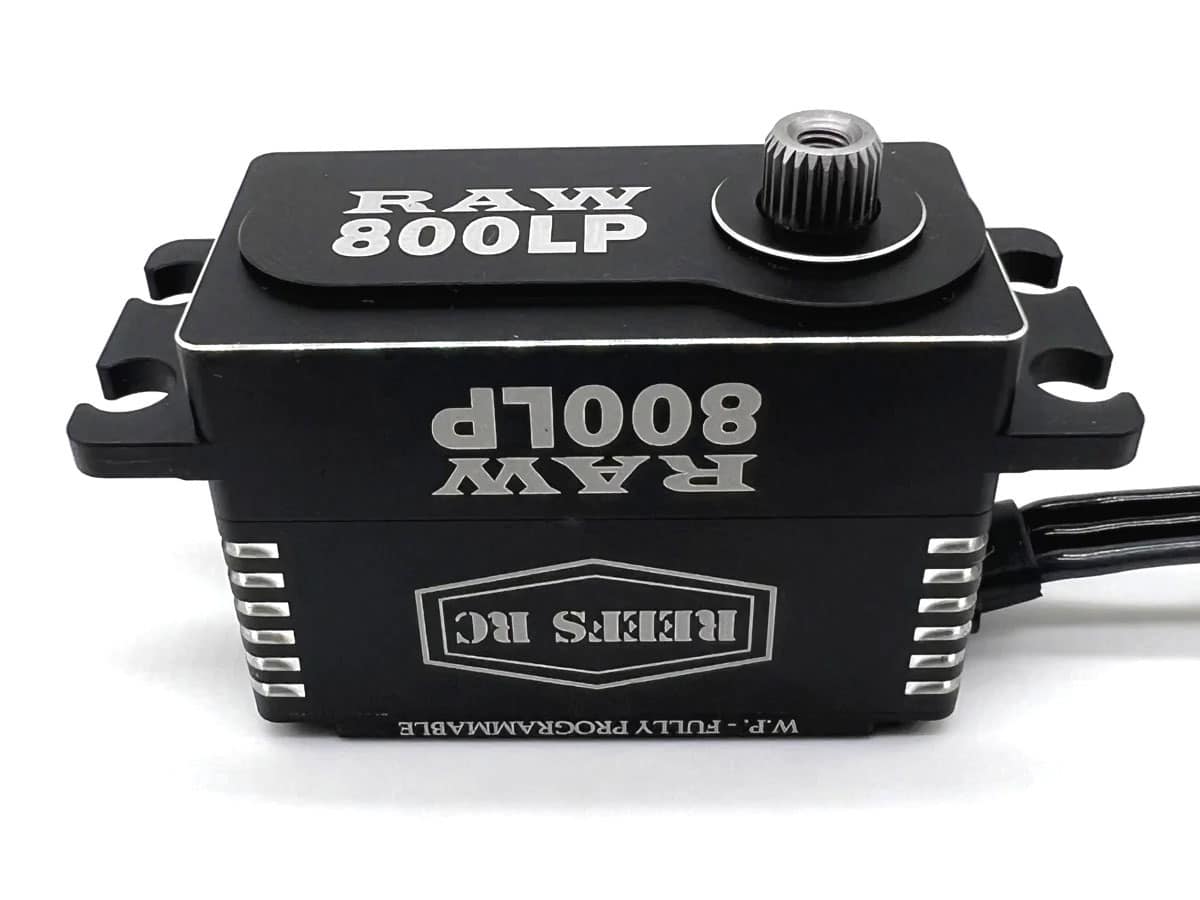 Reefs RC RAW 800 LP (Low Profile) Black Digital Servo Waterproof REEFS146 SEHREEFS146 image 0