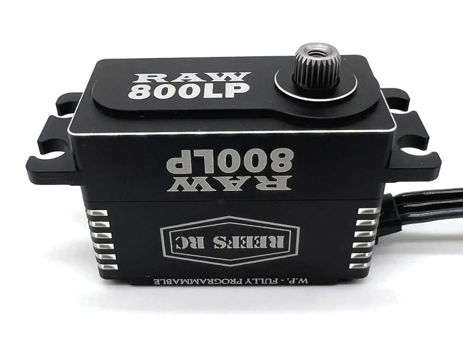 Reefs RC RAW 800 LP (Low Profile) Black Digital Servo Waterproof REEFS146 SEHREEFS146 image 0