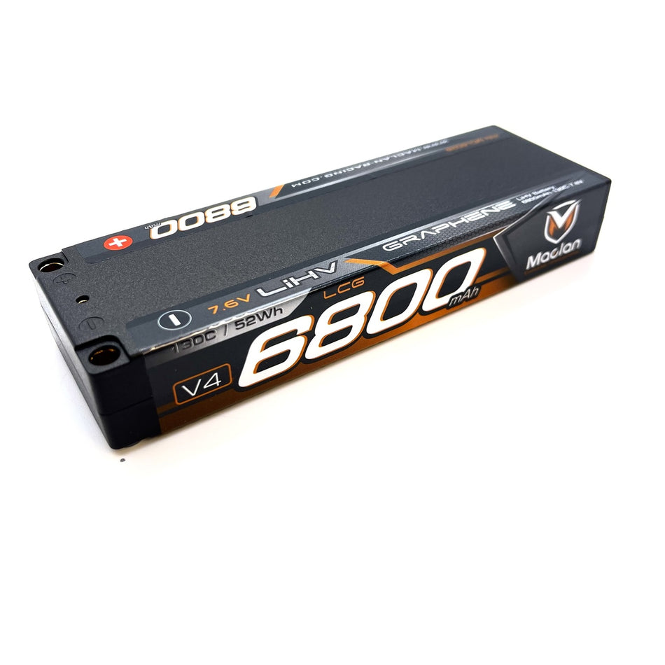 Maclan Racing V4 Graphene 6800mah 130c HV Low Profile Stick Lipo Battery MCL6028 image 0