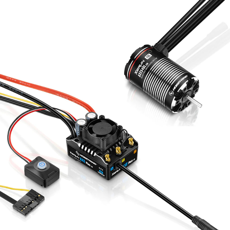 Hobbywing Xerun Axe R3 ESC + 1400Kv 2-4S 540L R2 Motor Combo 38020385 HWI38020385 image 0