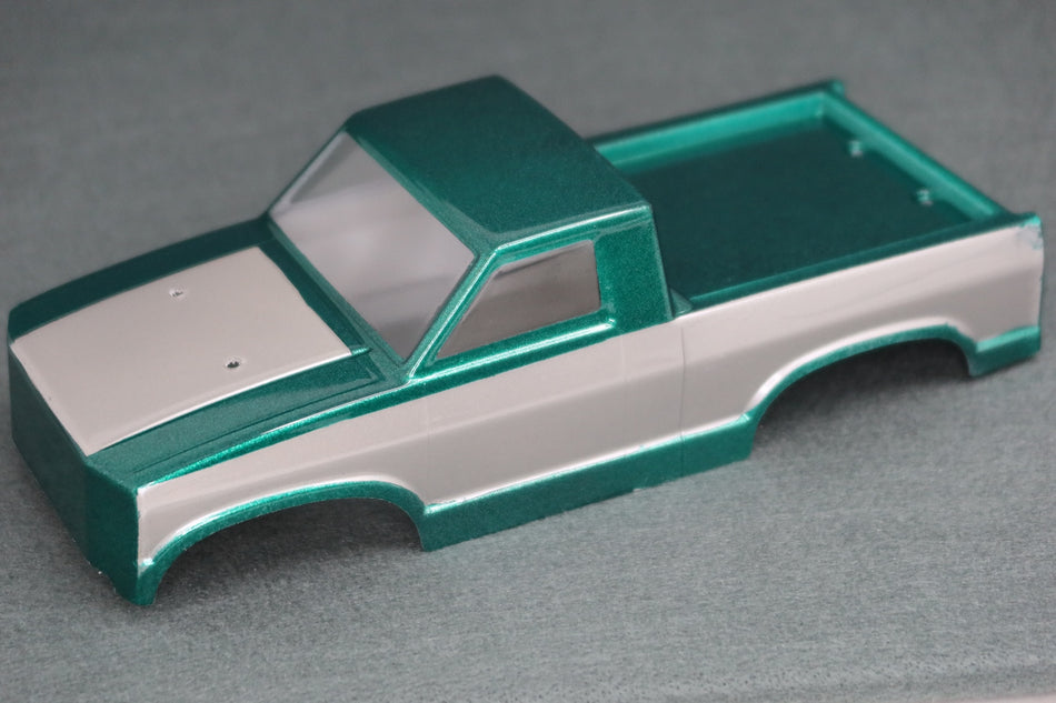 Custom Painted Body Jconcepts 1979 Ford Courier Truck Body for SCX24 5.20in WB image 0