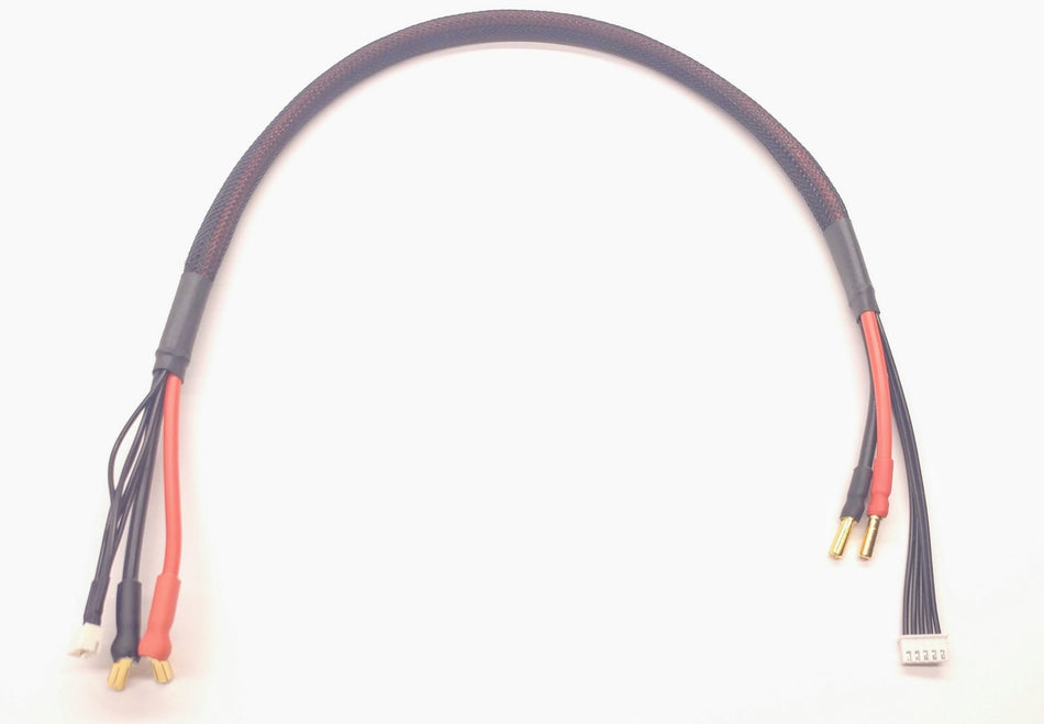 24in (2 foot) Bullet 4s LiPo Balance Charging Leads – Harness image 0