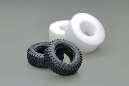 Tamiya Rough Ride Buggy Rear Tires (2pc) with Inserts 51717 image 0