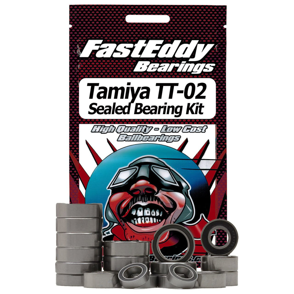 FastEddy Bearing Kit for Tamiya TT-02 Chassis TFE411 image 0
