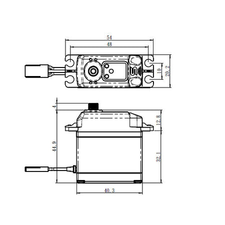 Savox SB-2230SG Plus Monster Torque Brushless 8.4v Tall Servo w/Soft Start image 1