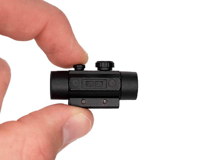 GoatGuns Mini Red Dot Scope 1/3 Scale Die Cast Toy GOARED-DOT image 0