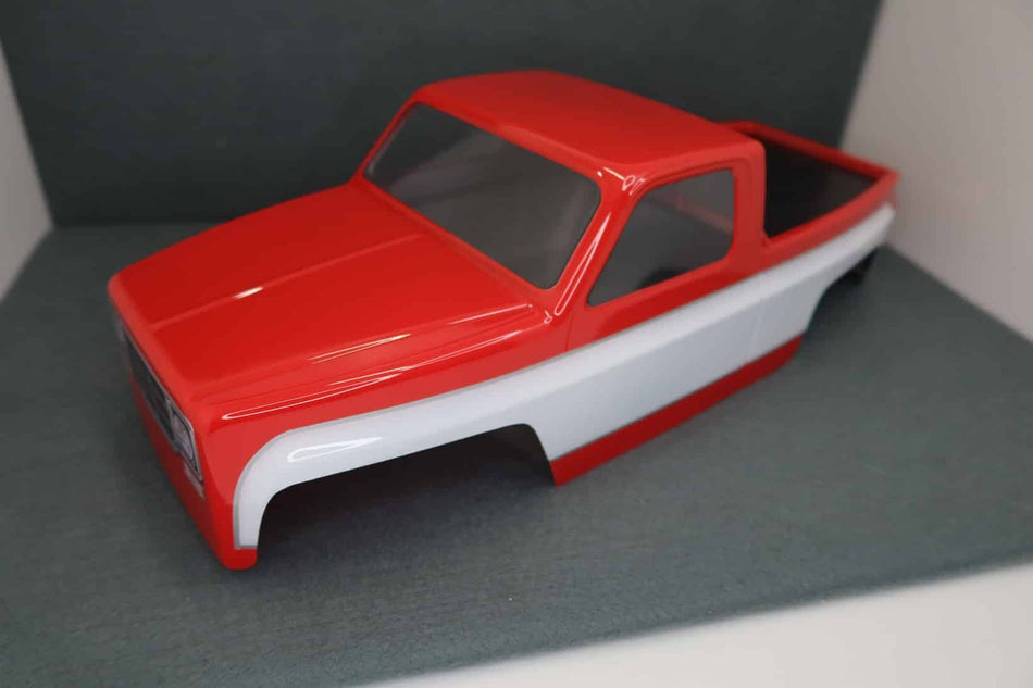 New Custom Painted Body Jconcepts 1978 Chevy K10 Truck Crawler 12.3" WB Body image 0