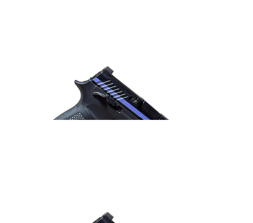 GoatGuns 1/2.5 Scale Die Cast Model SIG Sauer M17 Pistol Thin Blue Line