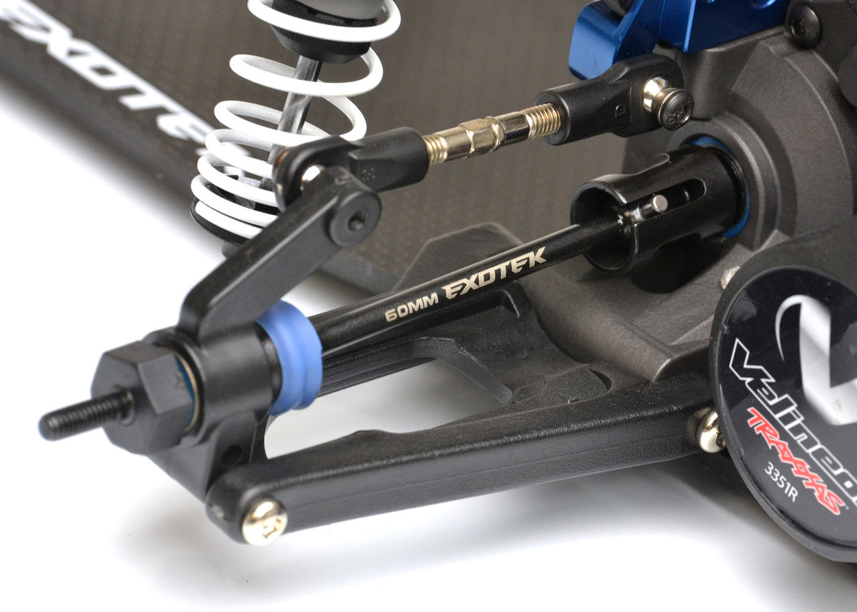 Exotek Steel CVA Axle Set v3 Traxxas Drag Slash / Bandit w/new 2.5mm pins 2264 image 1