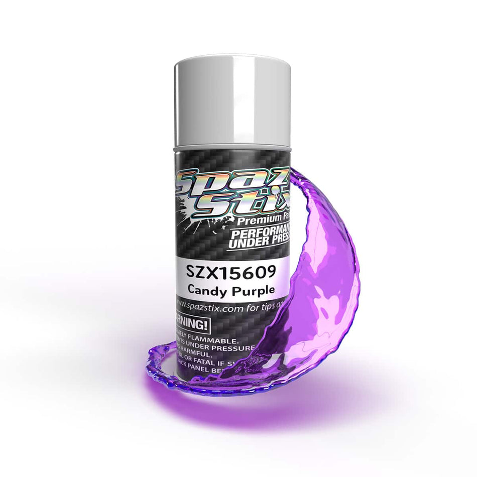 Spaz Stix Candy Purple Paint 3.5oz Can SZX15609 15609 image 0