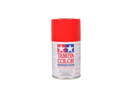 Tamiya Polycarbonate Lexan Paint PS-34 Bright Red 100ml Spray Can TAM86034 86034 image 0