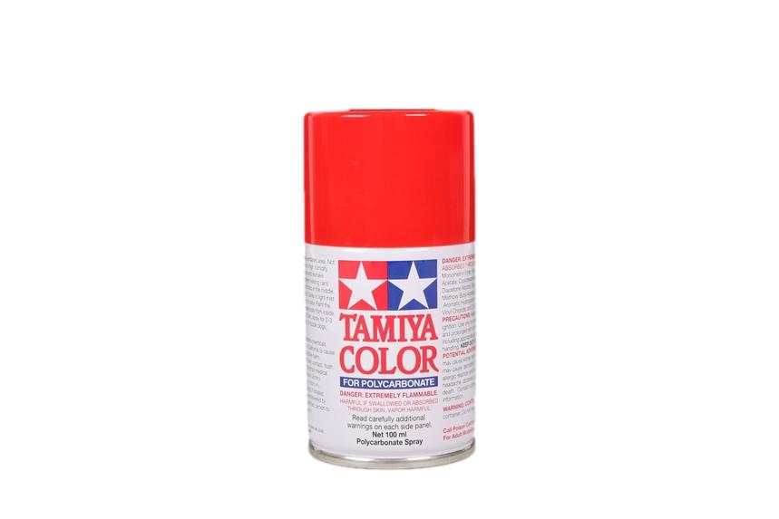 Tamiya Polycarbonate Lexan Paint PS-34 Bright Red 100ml Spray Can TAM86034 86034 image 0