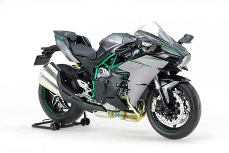 Tamiya 1/12 Kawasaki Ninja H2 Carbon Plastic Model Kit 14136 TAM14136 image 0