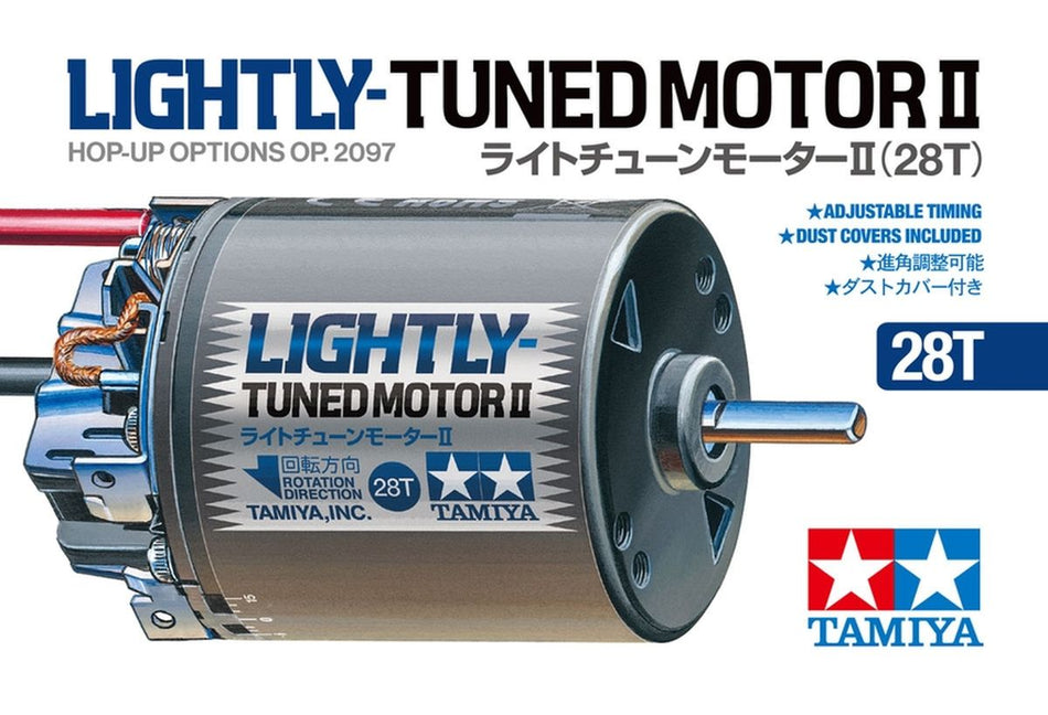 Tamiya RC Lightly-Tuned Brushed Motor II 28T (Turn) 22097