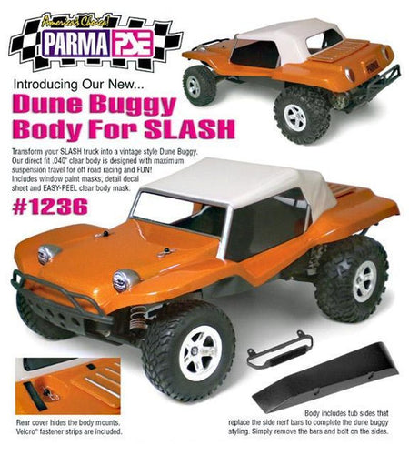 Parma 1/10 Dune Buggy Short Course Conversion Body PAR1236 1236 image 0
