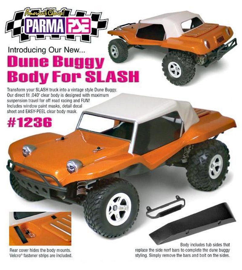 Parma 1/10 Dune Buggy Short Course Conversion Body PAR1236 1236 image 0