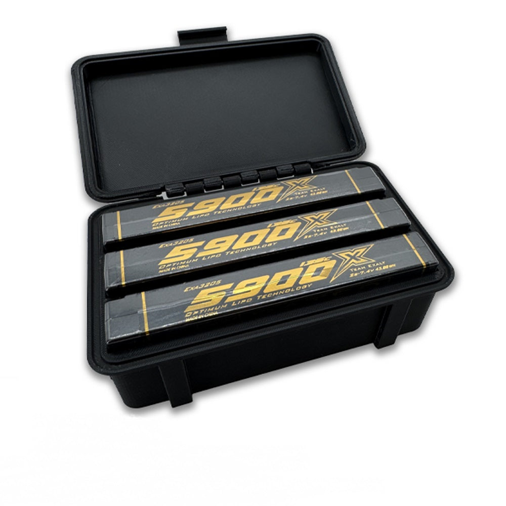Team Exalt 2s Stick Pack Lipo Battery Case (Holds 3) EXA4054 image 1