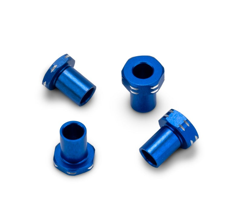 Jconcepts Aluminum Caster Hat Bushings (4pc) Blue Fits B7 B7D Buggy 51861 image 0