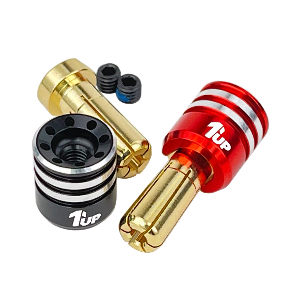 1UP Heatsink Bullet Plugs &amp; Grips for 5mm 190436 image 0