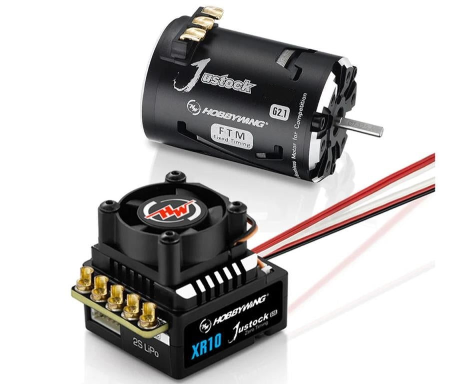 Hobbywing XR10 Justock G3S ESC &amp; SD G2.1 Motor Combo JS2 10.5 (10.5t) 38020370 image 0