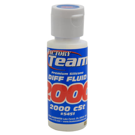 Team Associated Factory Team 2,000wt (cst) Silicone Diff Fluid 2oz ASC5451 5451 image 0