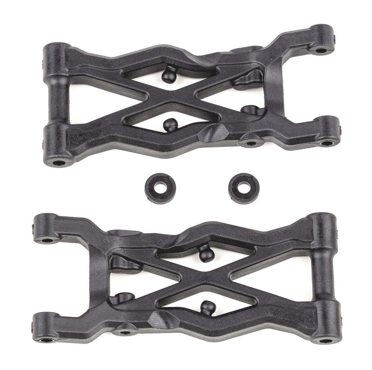 Team Associated 75mm Carbon Hard Rear Arms B6.4 B6.4D ASC91874 91874 image 0