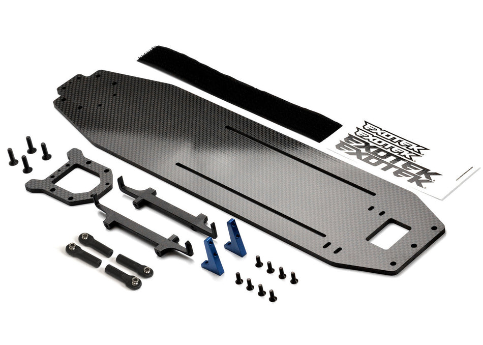 Exotek Chassis Carbon Fiber Conversion for 2wd Traxxas Drag Slash 2210 image 0