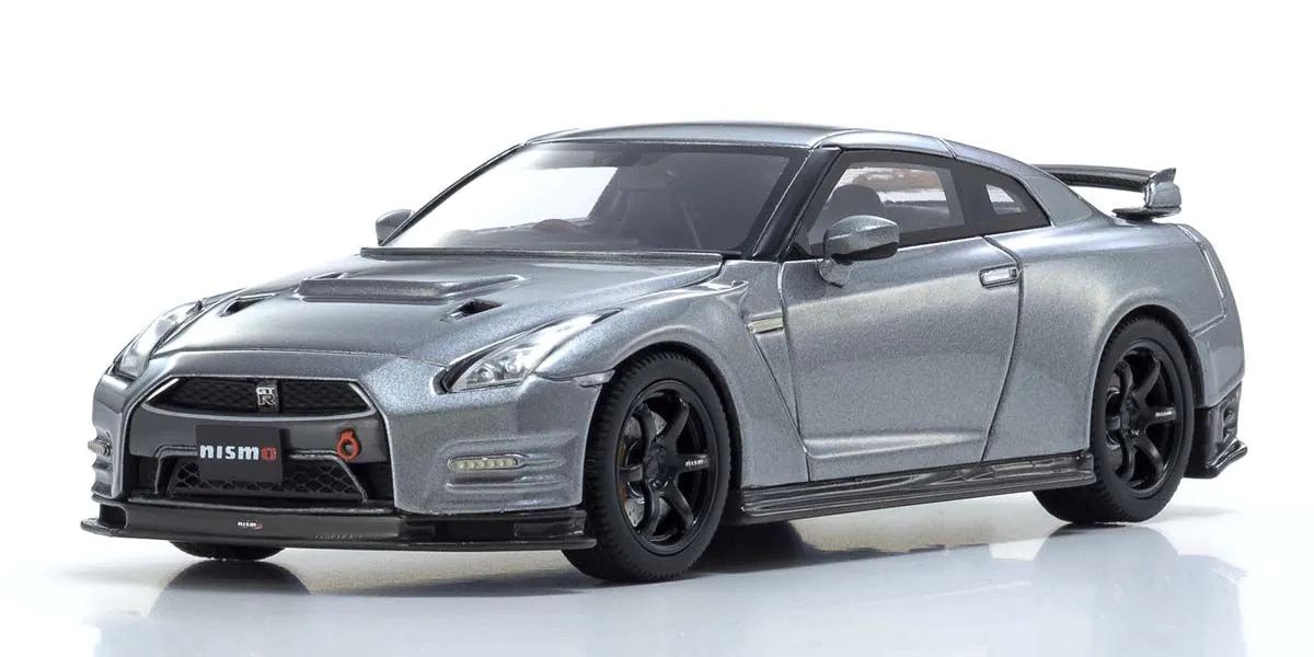 Kyosho 1/43 Scale Nissan GT-R R35 NISMO Grand Touring Car (Gray) KSR43110GR image 0