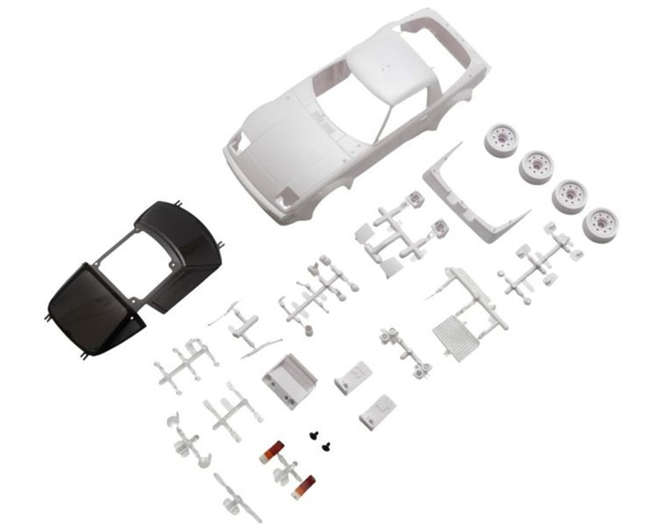Kyosho Mazda RX-7 SA22C White Body Set with Rims Mini Z Body Set MZN235