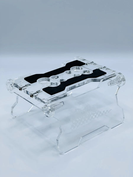 Klinik RC Folding RC Car Stand for 1/18 to 1/10 Scale Cars/Trucks Clear image 0