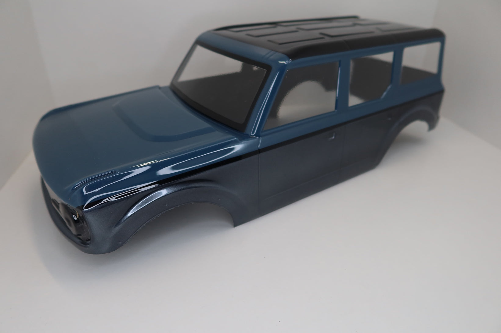 New Custom Painted 1/10 2021 Ford Bronco 12.3" Wheelbase Crawler Body image 0