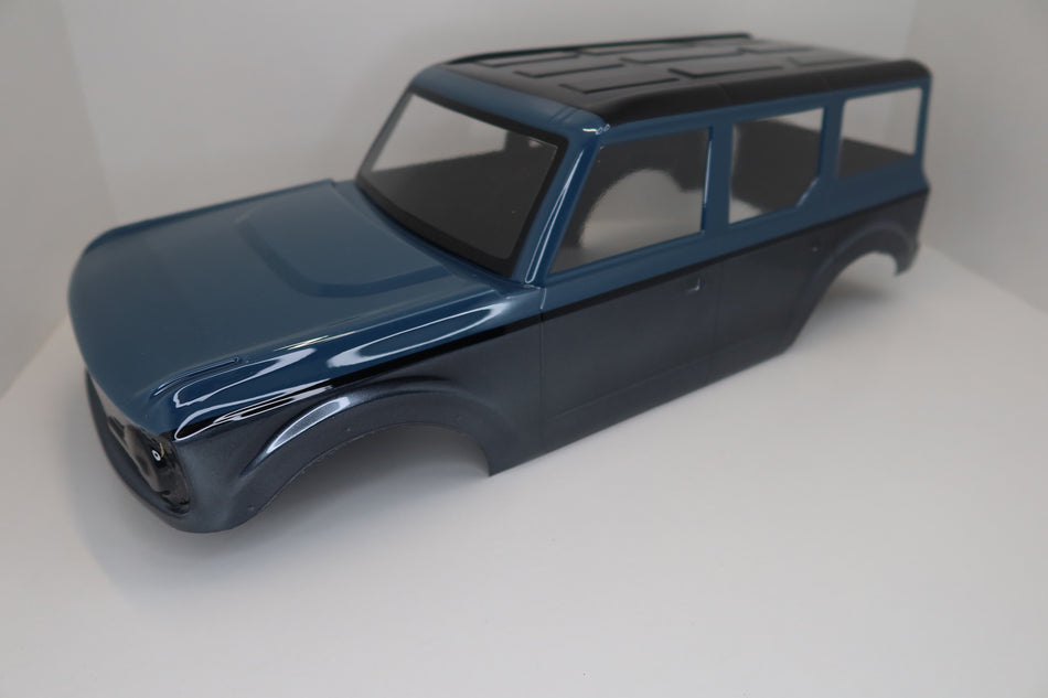 New Custom Painted 1/10 2021 Ford Bronco 12.3" Wheelbase Crawler Body image 0
