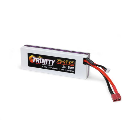 Trinity 7.4V 5200mAh 2S 50C T-Plug LiPo Battery Mudboss 2025 Version TRI-1070 image 0