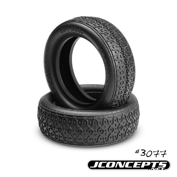 Jconcepts Dirt Webs Tires Gold Clay Fits 2.2" Buggy Front Wheel 307705 image 0