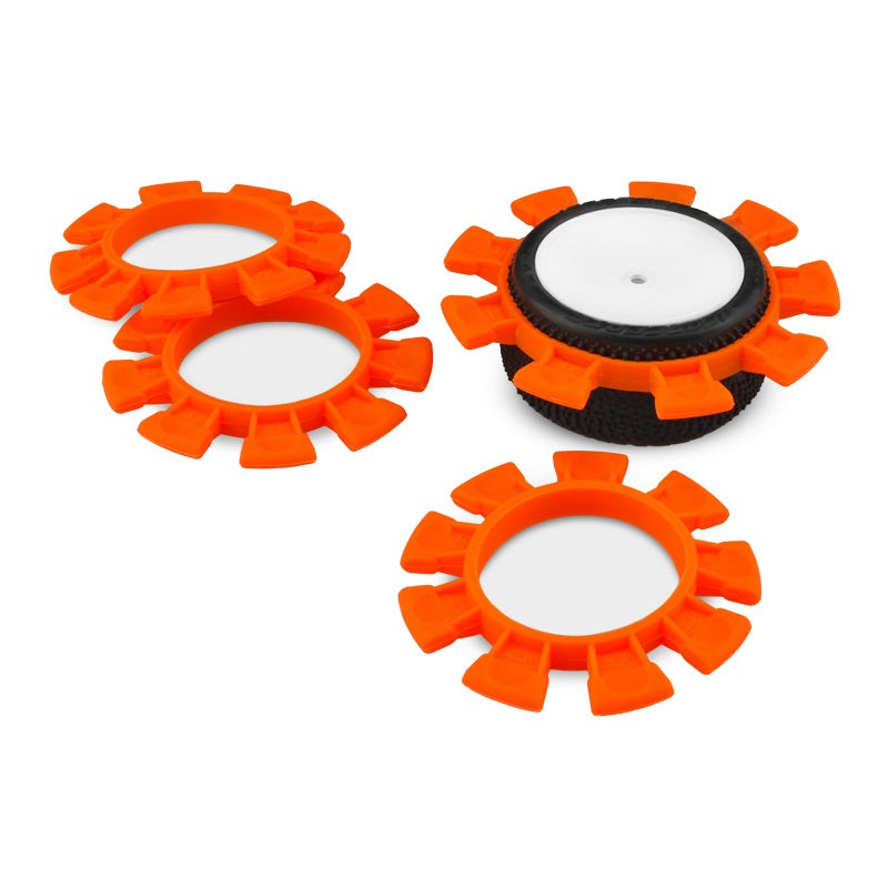 Jconcepts Satellite Rubber Bands Tire Gluing (4pc) Orange 1/10 1/18 Scale 22126 image 0