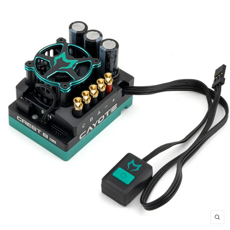 Cayote Crest 8 EVO 1/8 200A Sensored Brushless ESC w/Bluetooth CYEA10802