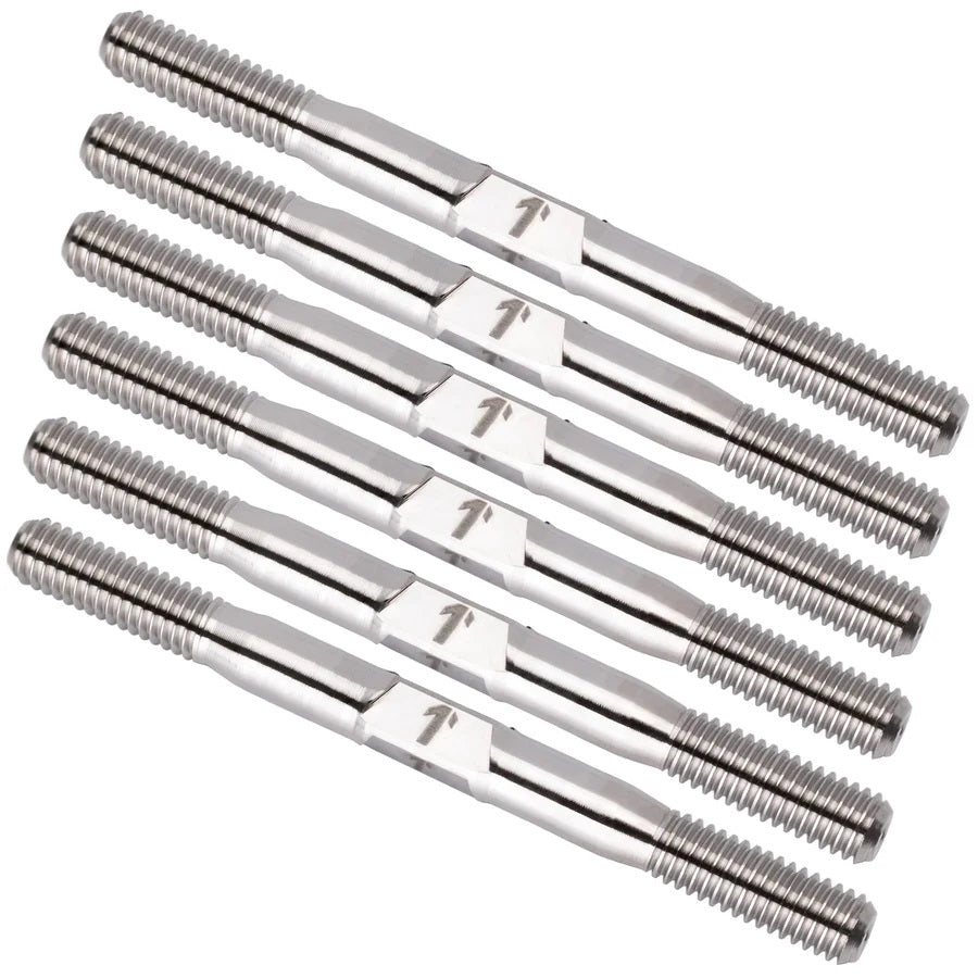 1UP Pro Duty Titanium Turnbuckle Set for XRAY XB2 '25 (2025) 2wd Buggy 740941