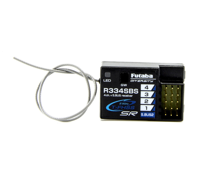Fubtaba R334SBS 2.4GHz (SR/T-FHSS/S.Bus2) 4-Channel Receiver 01102246-1