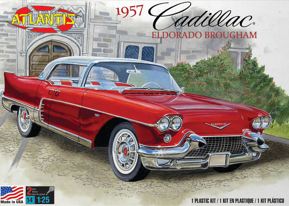 Atlantis 1/25 1957 Cadillac Eldorado Brougham Plastic Model Kit H1244