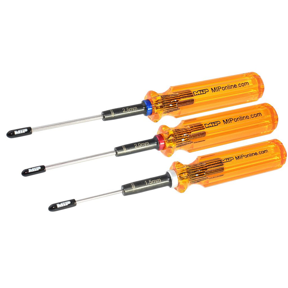 MIP Hex Driver Wrench Set of 3 Gen 2 Metric 1.5mm, 2.0mm, 2.5mm 9602 image 0
